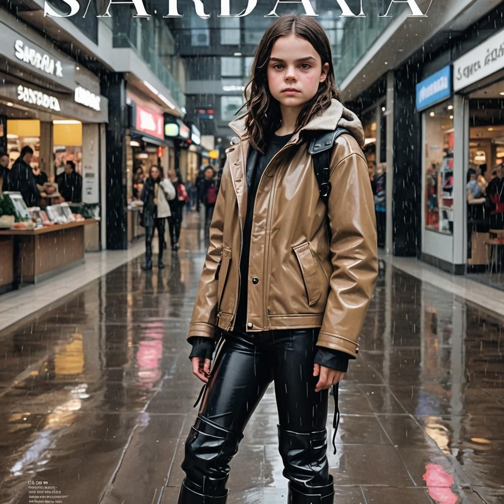 Magazine Cover: Dafne Keen in Sardaxia Leather