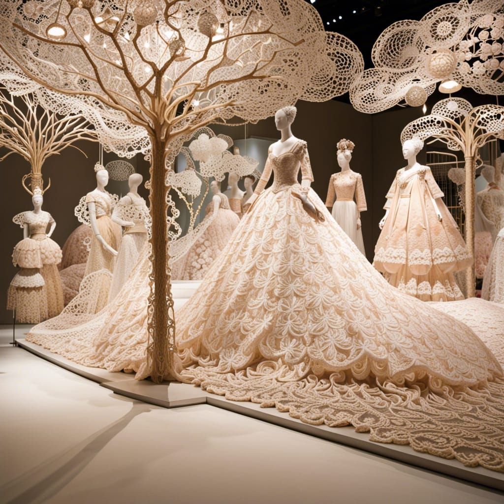Lace Wonderland: A Whimsical Japanese Art Creation