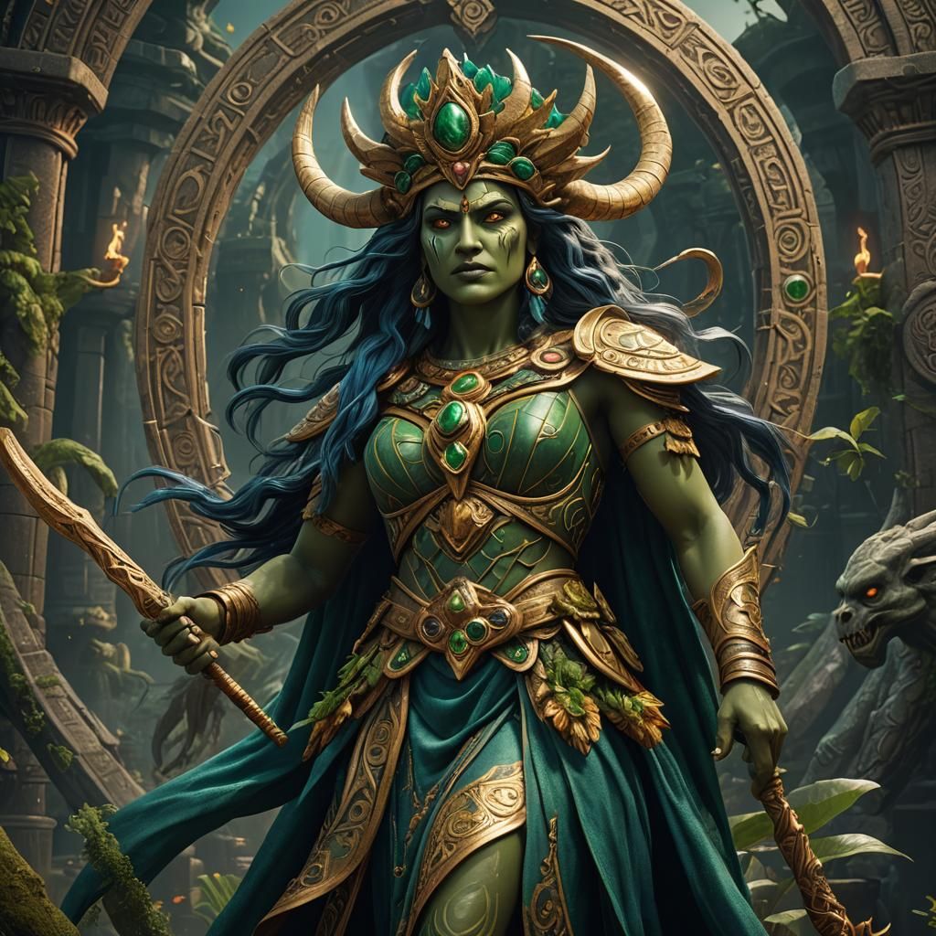 Hera: Queen of the Gods, Detailed Matte Painting