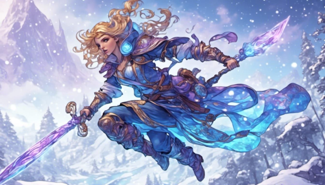 Character in Comic Nuvo Style