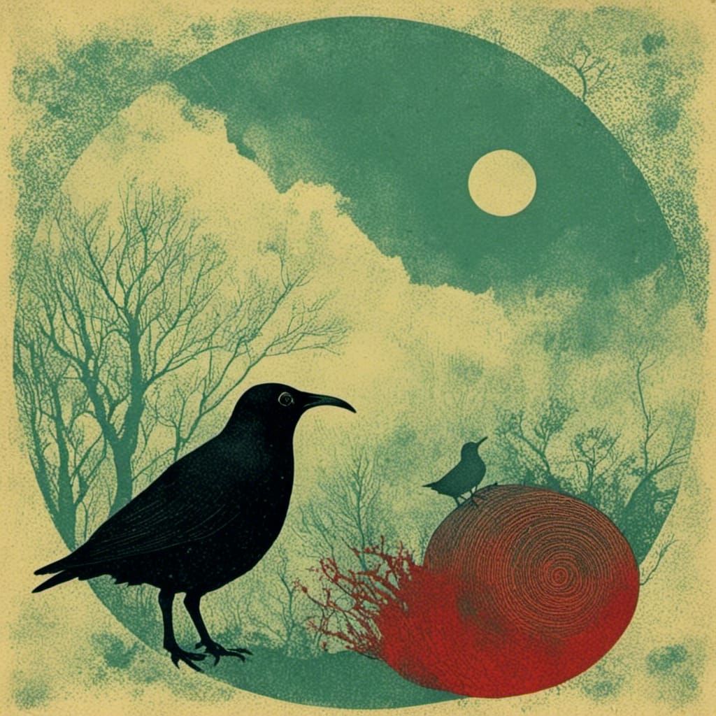 Surreal Fusion of Bird and Insect Elements