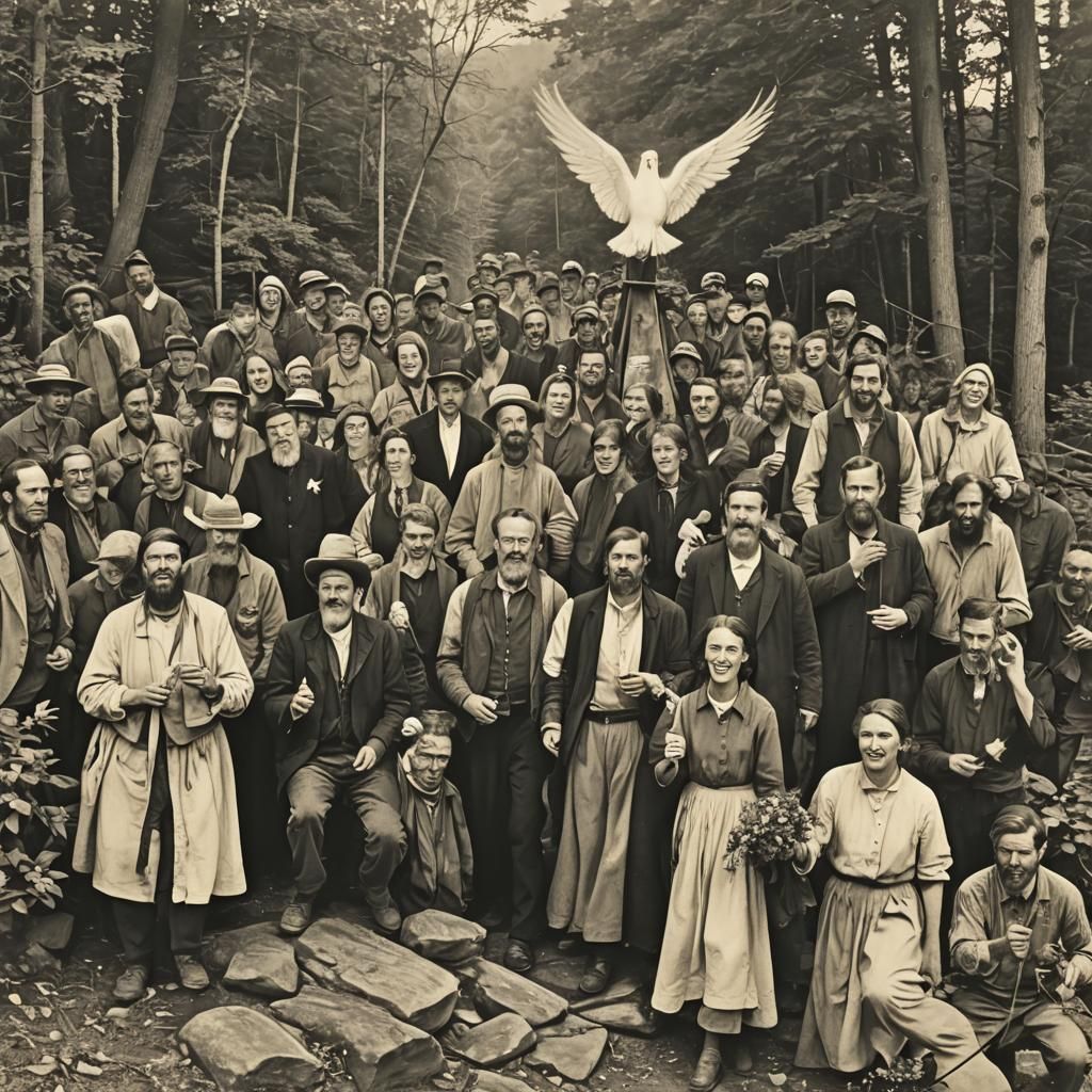 Appalachian Pentecostal Gathering: An AI Impression