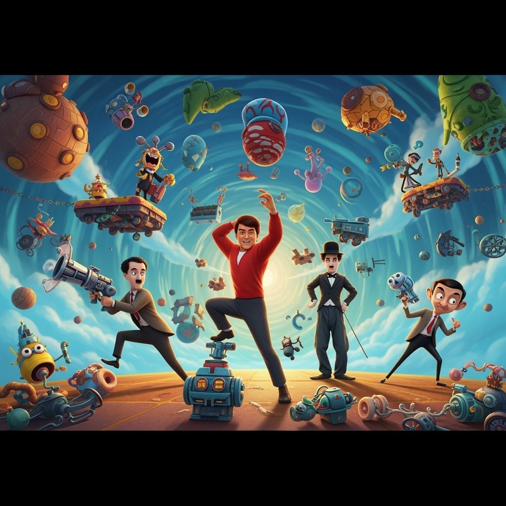 Comedic Trio's Whimsical Animated Adventure