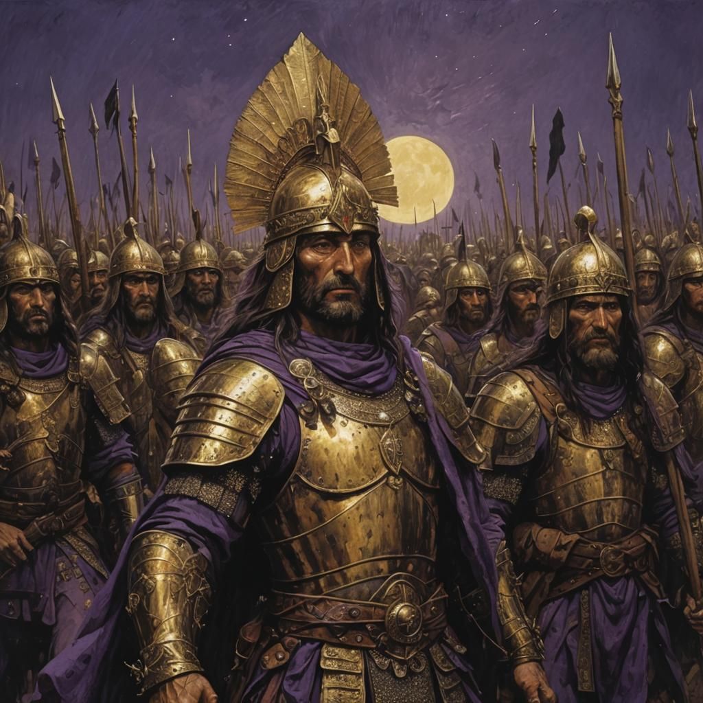 Sennacherib's Army Marches in Grimdark Style