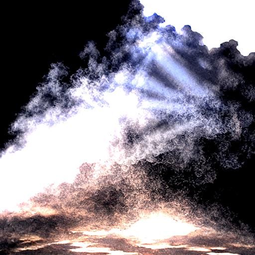 Vast Landscape with Distant Smoke Signals