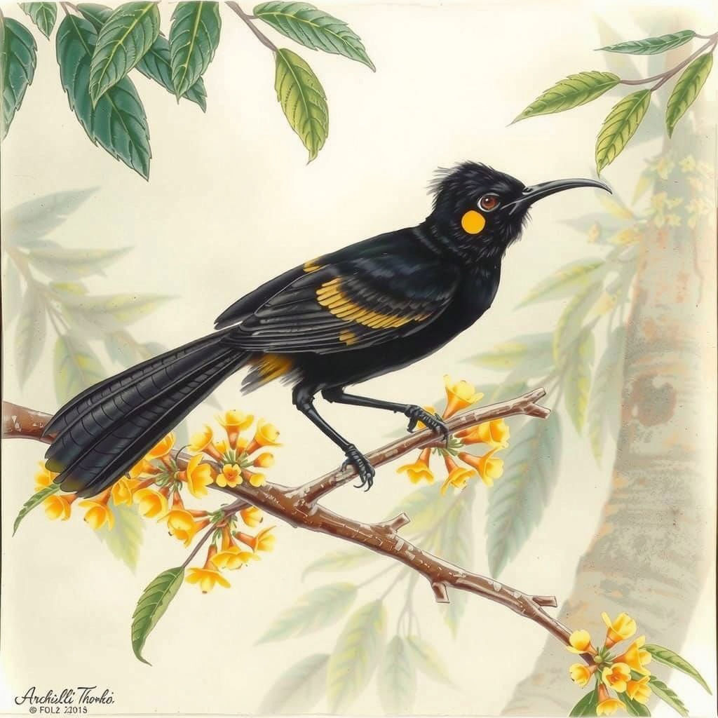 Bishop’s ‘ō ‘ō: Extinct Hawaiian Honeyeater