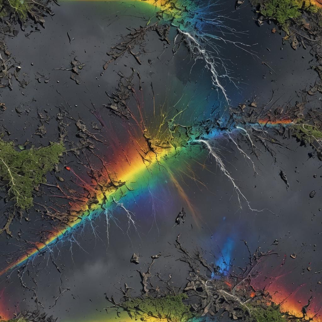 Evanescent Rainbow in Hyperrealistic Detail