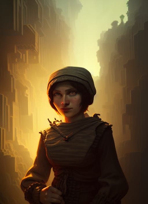 Minecraft villager portrait