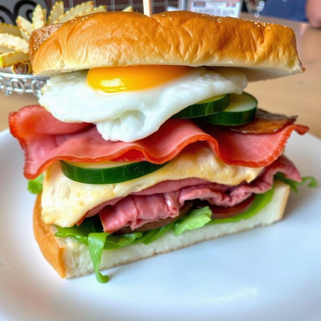 Dagwood Sandwich: Stacked High with Delicious Fillings