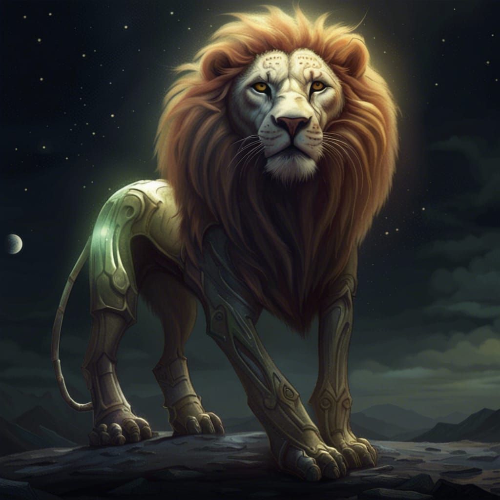 Lion in Alien Body: An AI Interpretation