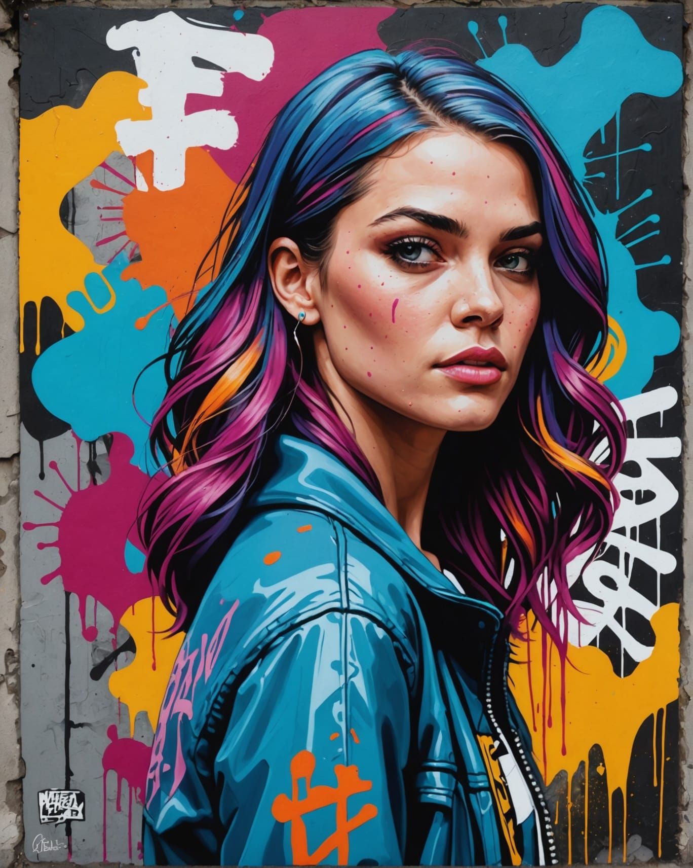 Gwen Kenyon as Maris in Graffiti Street Art