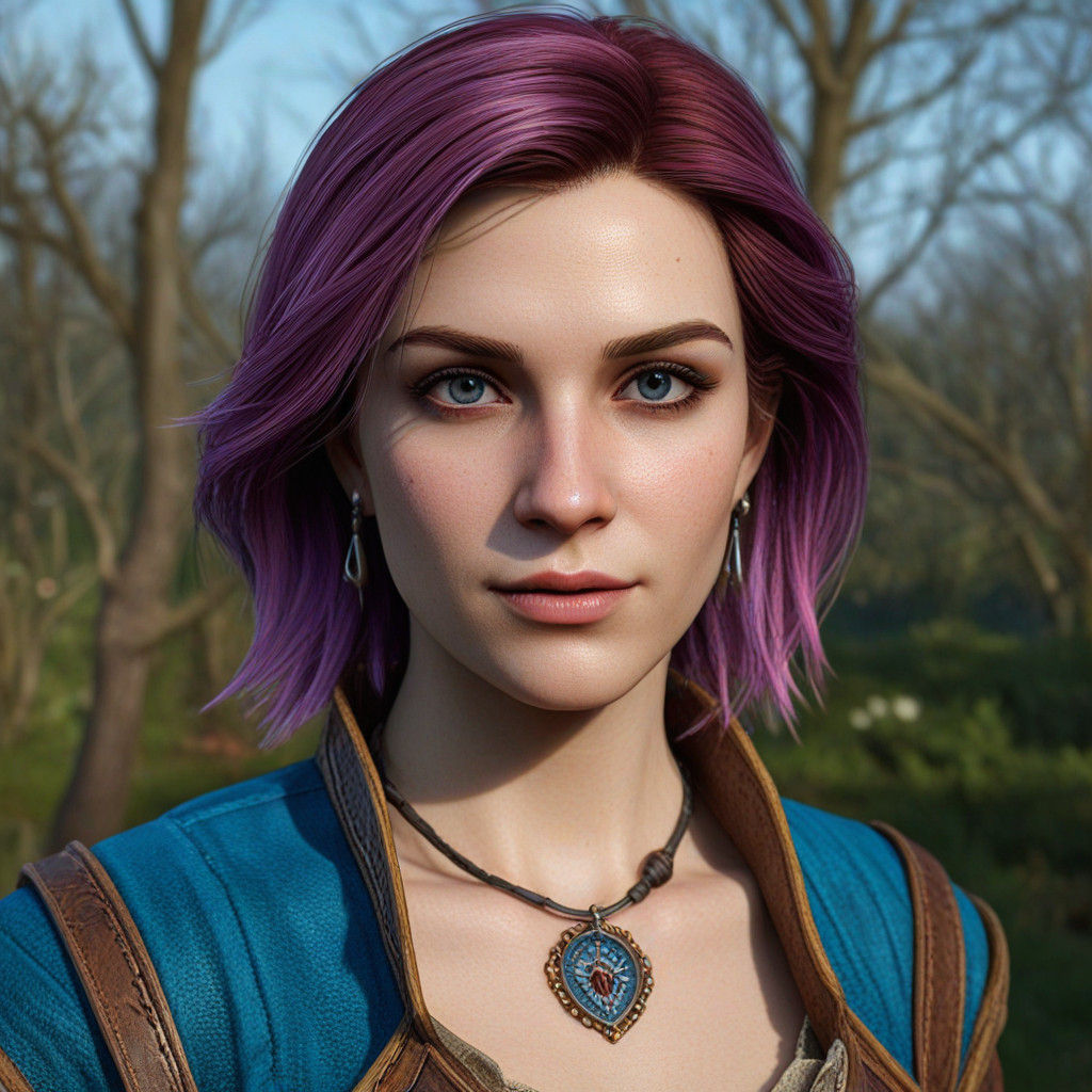 Elegant Triss in Regal Colors