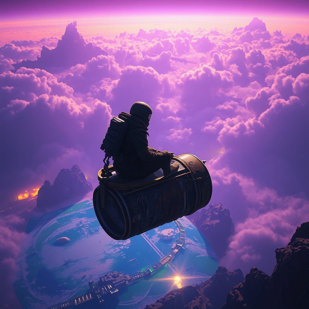 Surreal Dark Fantasy Scene in 8k Resolution