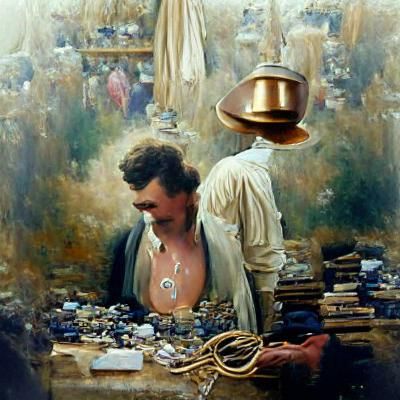 Necklace Inspired by Guy De Maupassant, Gurney Style