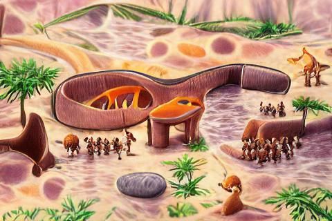 A prehistoric world where all began