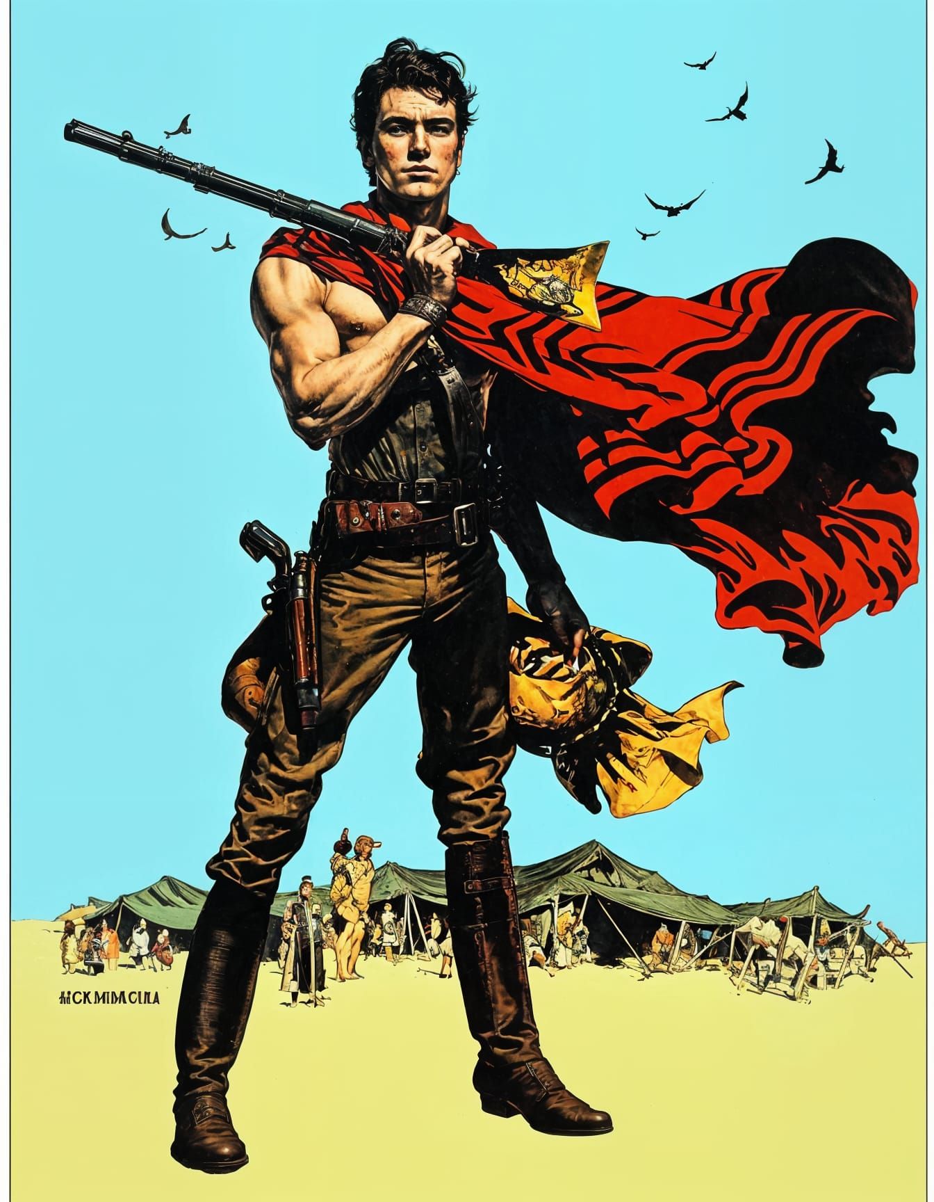 El Borak, after Steranko illustration