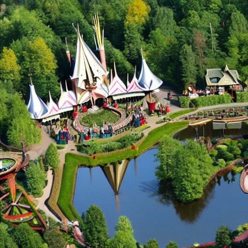 The Efteling Theme Park AI Recreation
