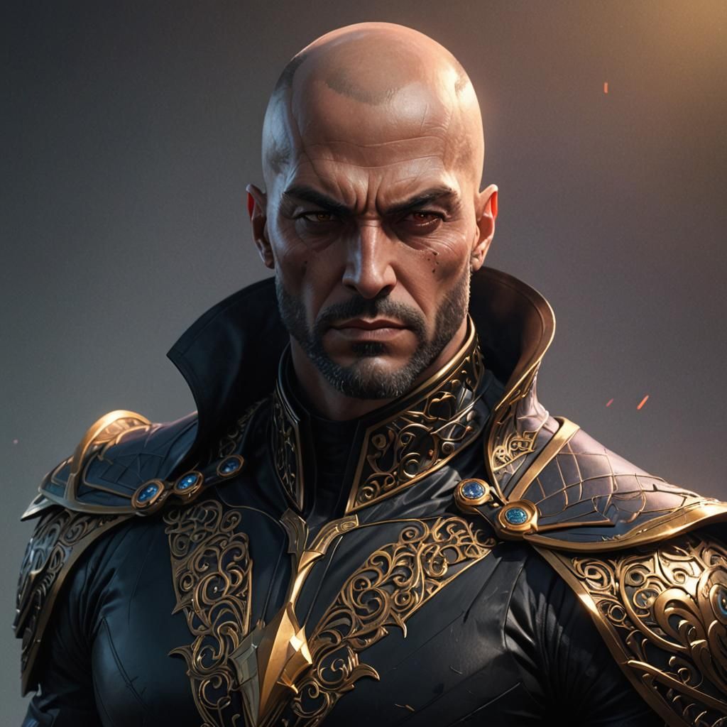 A shadowy super-villain