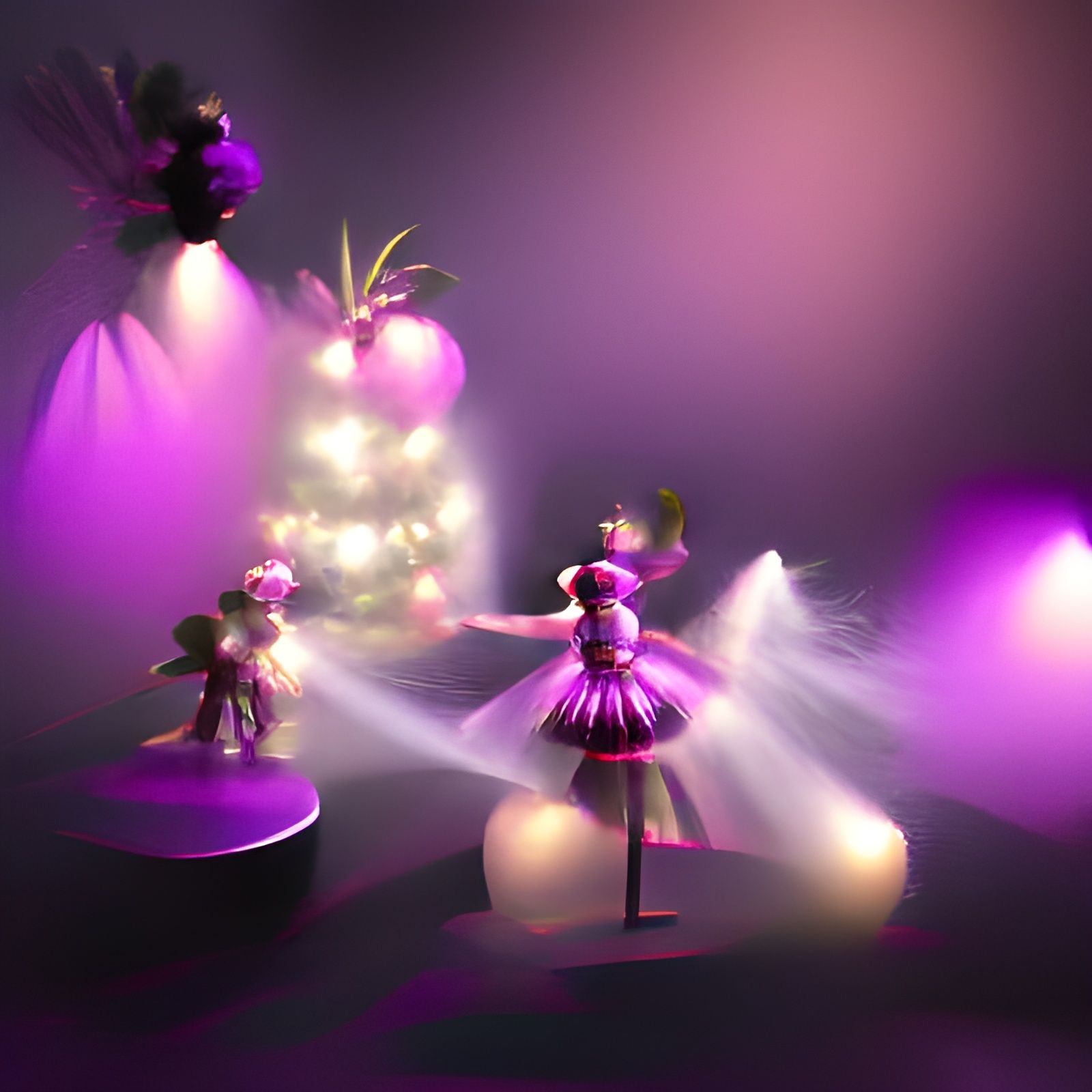 Dance of the Sugar Plum Fairy with Volumetric Lighting