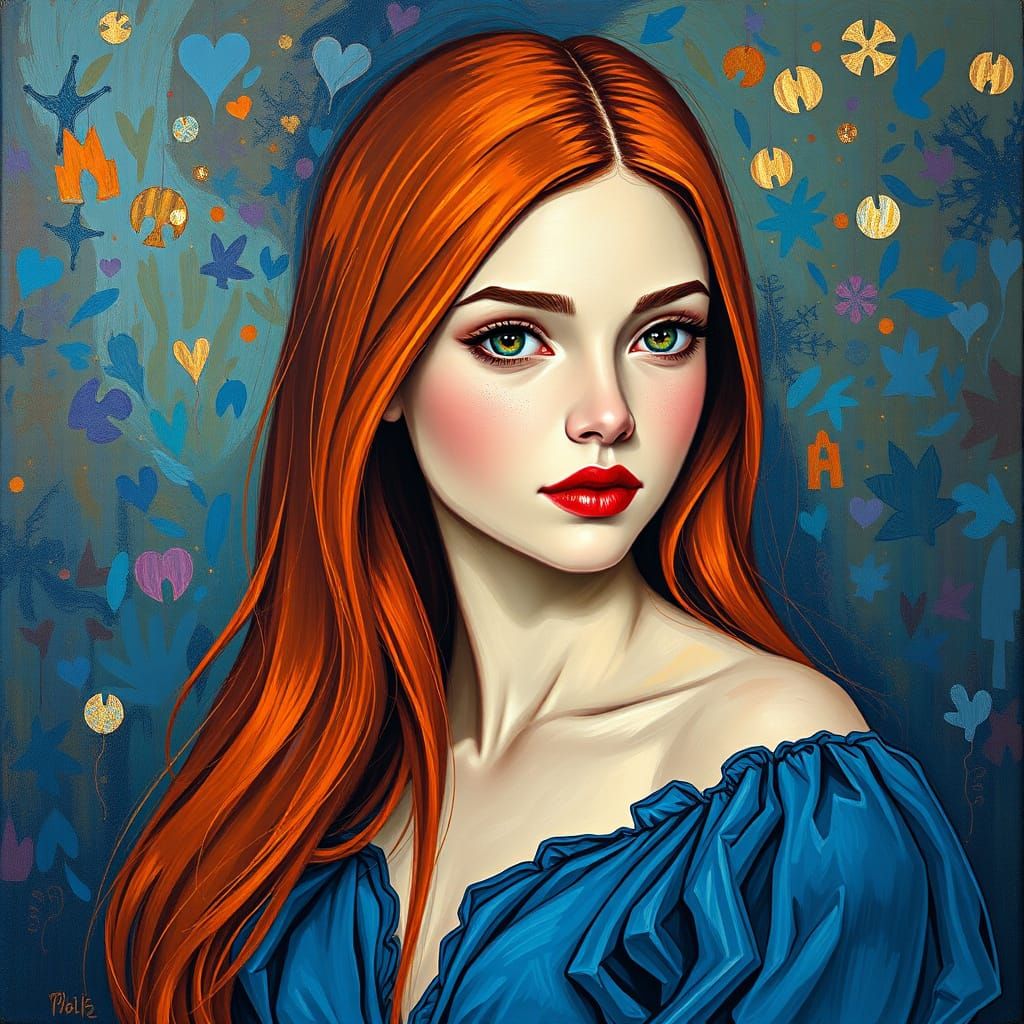 Ethereal Neo-Impressionist Beauty Radiates Longing