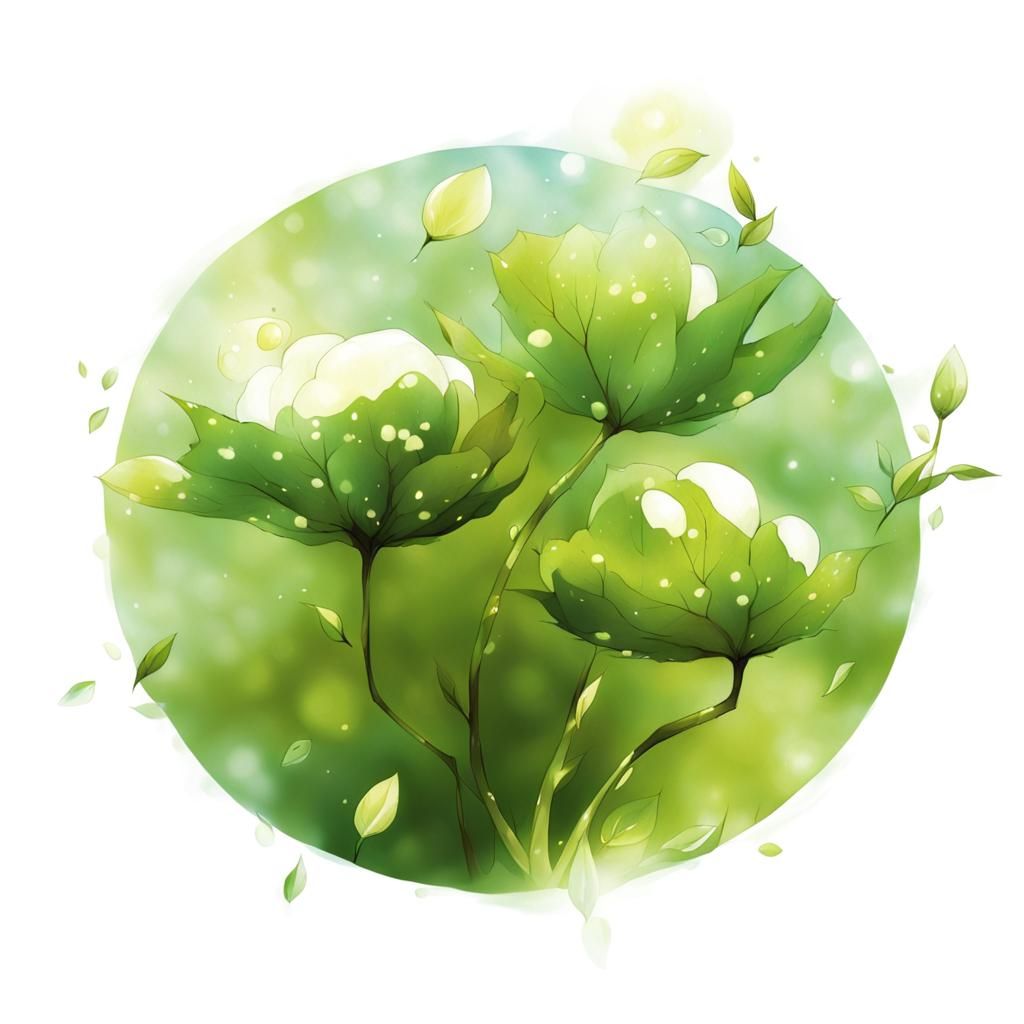 Anime Style Key Visual of a Seed