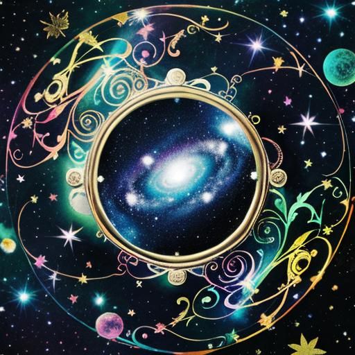 Psychedelic Sky with Diamonds