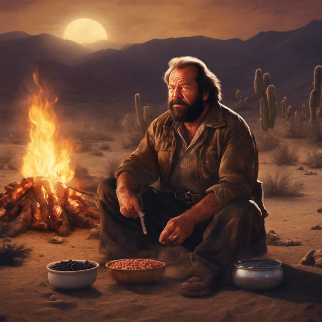 Desert Campfire: Bud Spencer Eats Beans