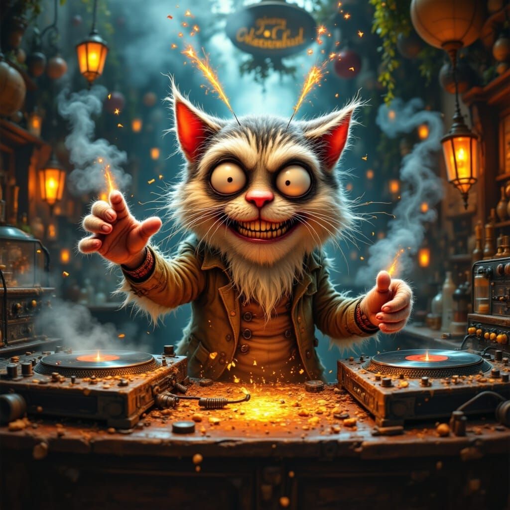 Eccentric DJ Celebrates New Year with Peculiar Party