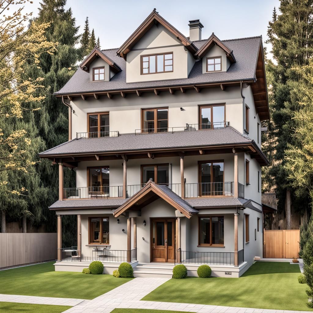 AI-Generated Image of a House