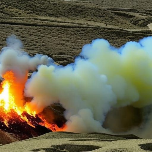 Burning Sulfur and Brimstone Image