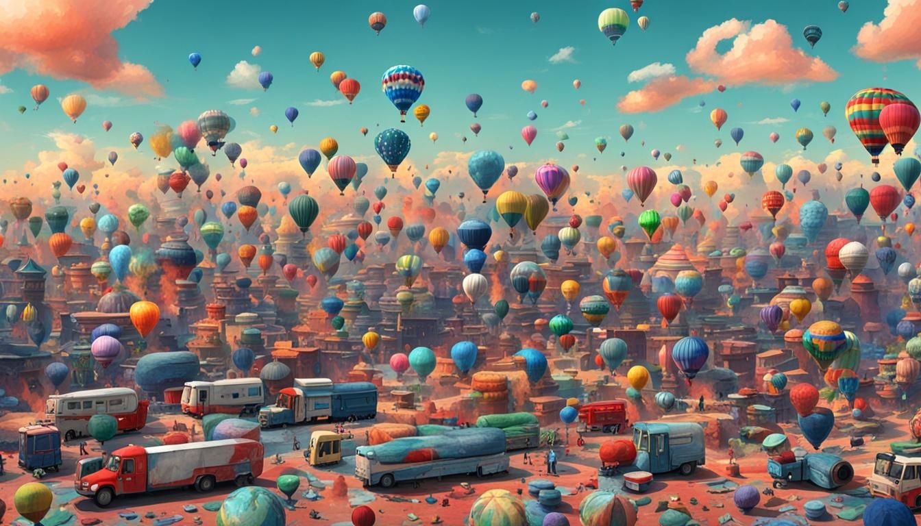 Assorted Random Objects in a Hodgepodge Arrangement