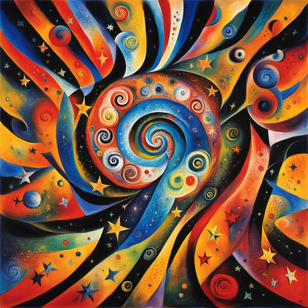 Chagall-esque Maelstrom of Stars and Nebulae