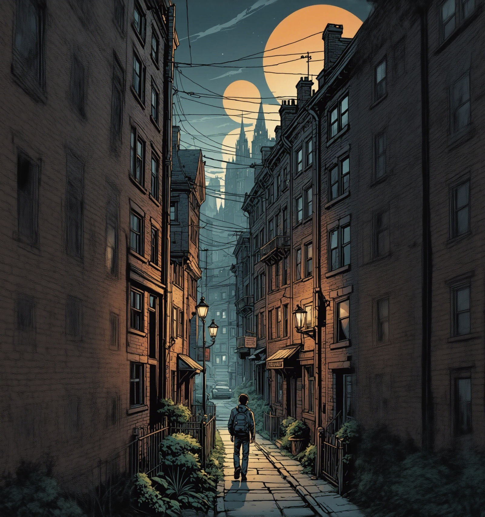 District of Eleven Fences: Comic Book Art