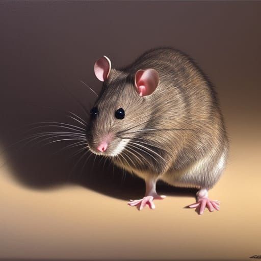 Rat in 3D Artstation Style