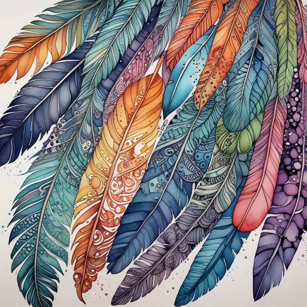 Dreamy Botanicals in Vibrant Watercolor Style