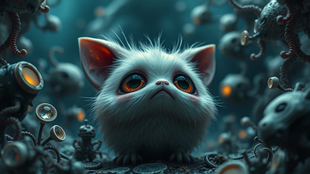 Mystical Creature in Dark Fantasy Academia