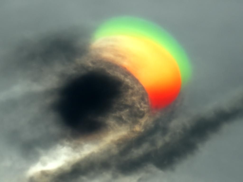 Rainbow of a Dying Sun: Celestial Phenomenon