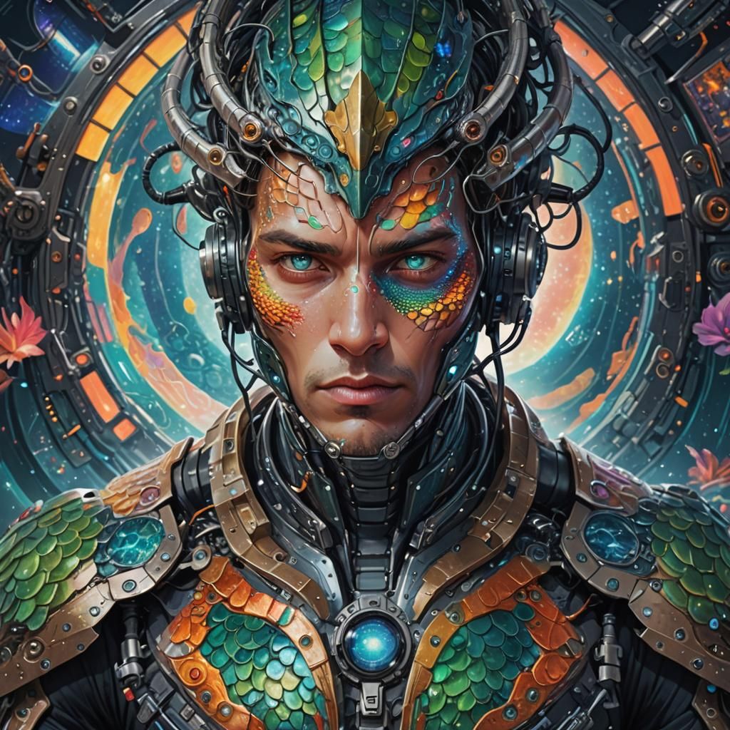 Cyborg Pilot Hacking the Universe