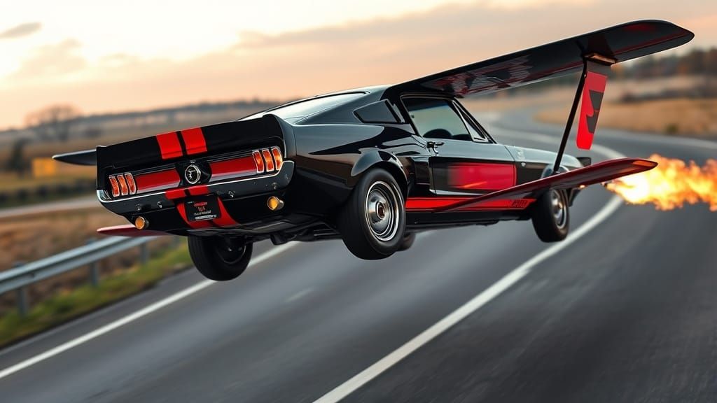 Shelby GT500 Car-Plane Hybrid Takes Flight
