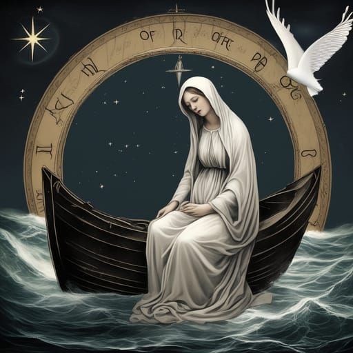 Dove with Wings Spread