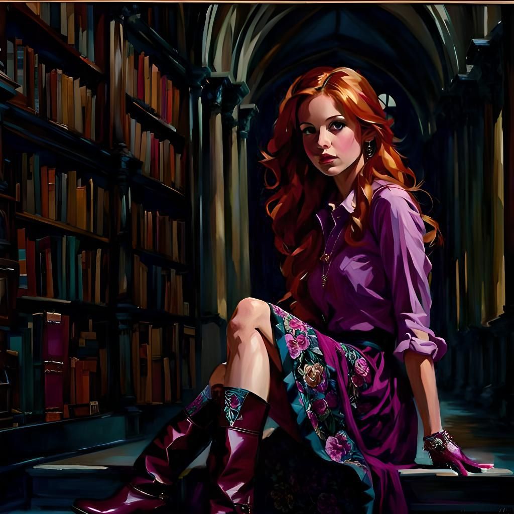 Ornate Glove on Floor