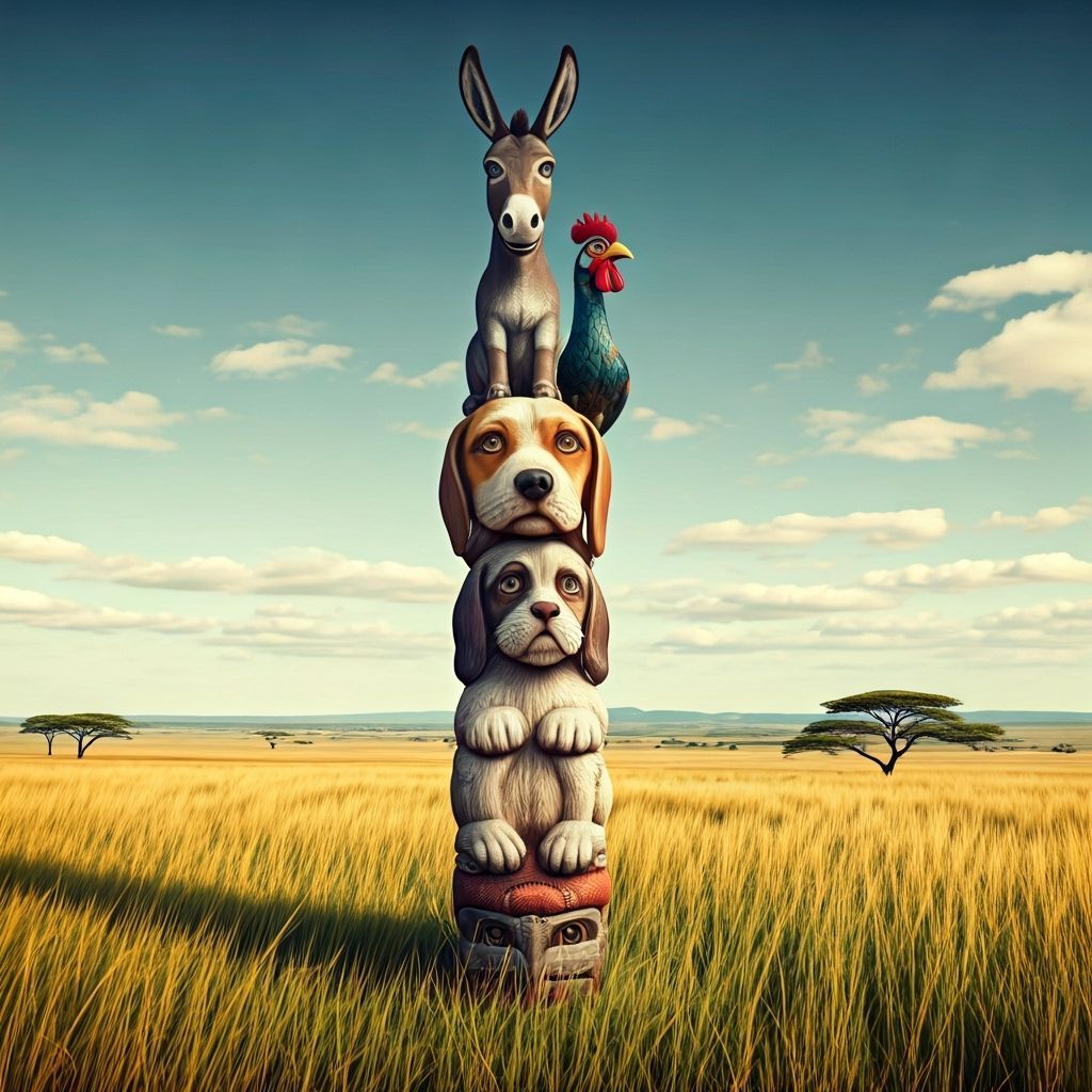 Bremen Town Musicians in the Canadian Prairies