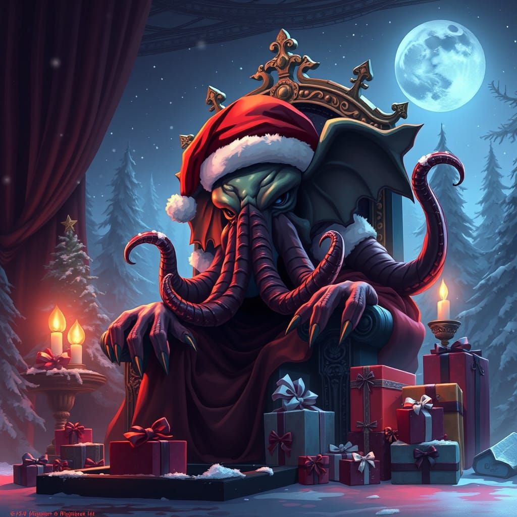 Eldritch Christmas Lord Reigns in Haunting Wonderland
