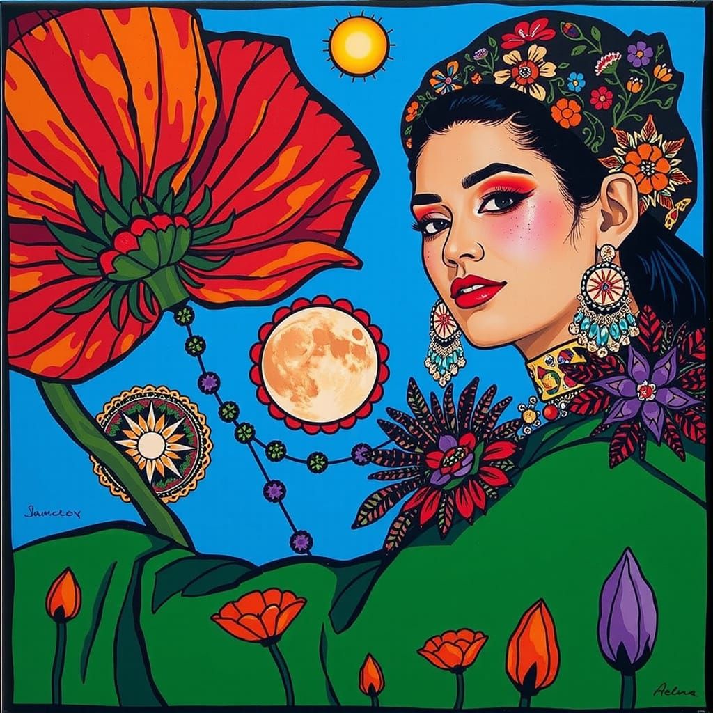 Psychedelic Garden of Cosmic Mystery