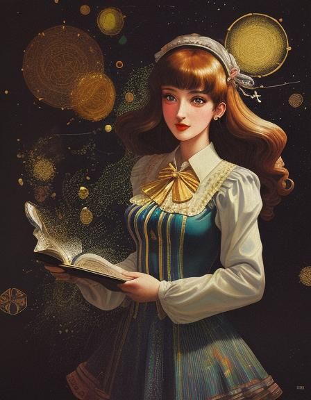 Burger in Pointillist Retro Style