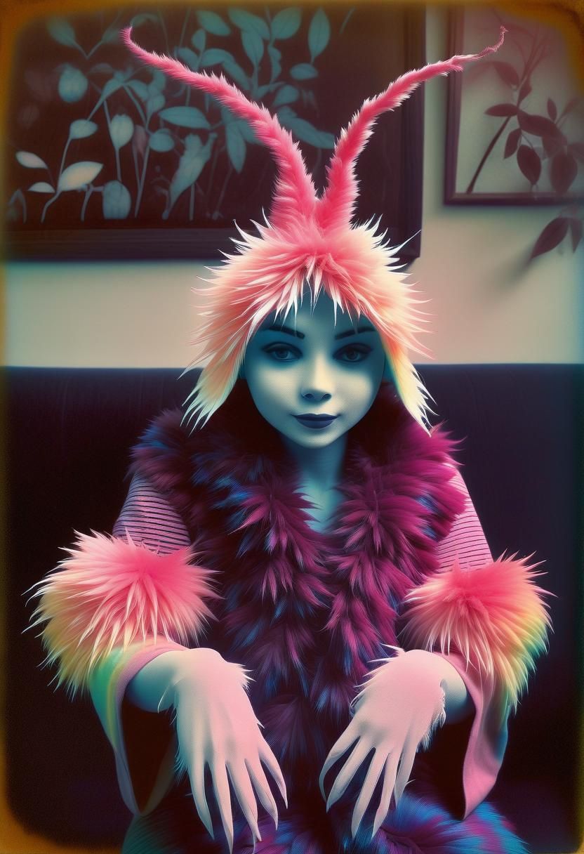 Anthropomorphic Bletilla Striata in Bittersweet Calotype