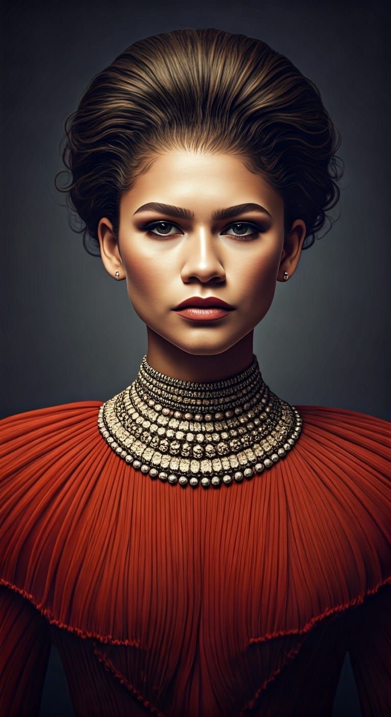 Surreal Zendaya in Avant-Garde Fashion Photography