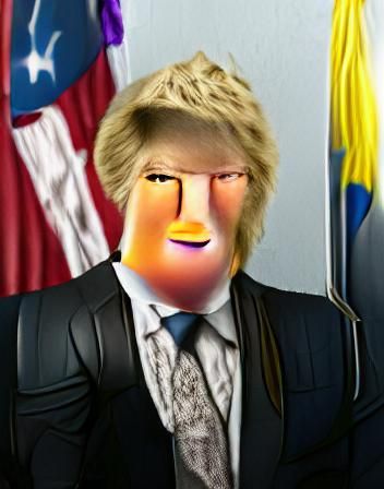 Portrait of Donald Trump