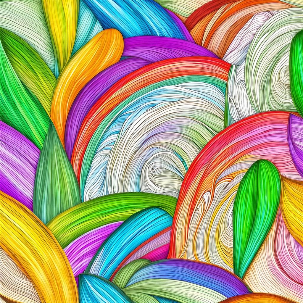 Watercolour Pencil Pattern