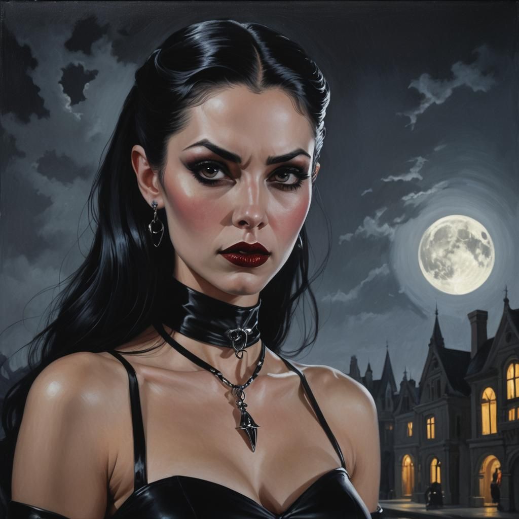 In the velvet embrace of night